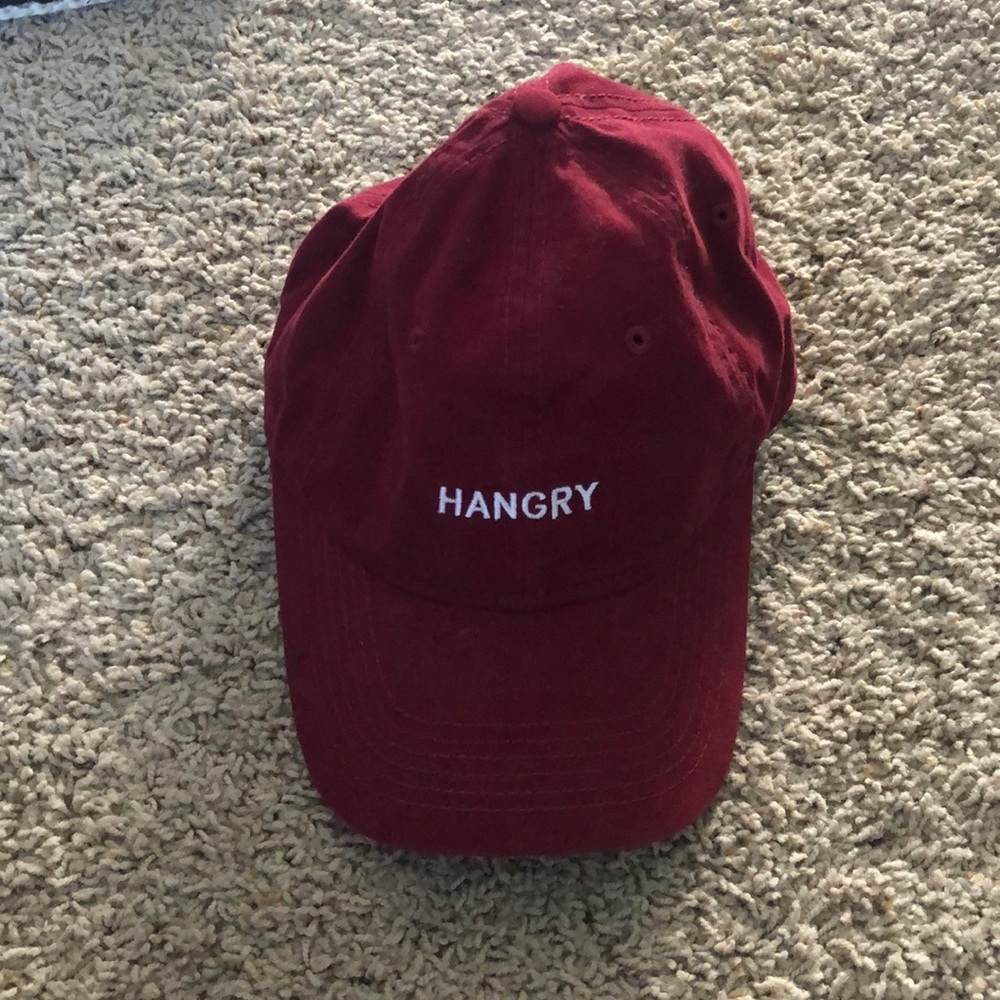 Red “Hangry” hat